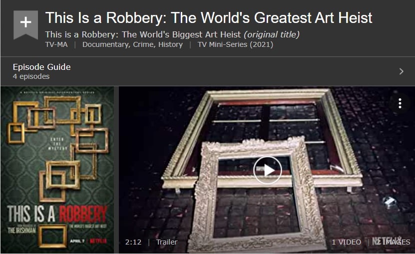This Is a Robbery The World’s Biggest Art Heist