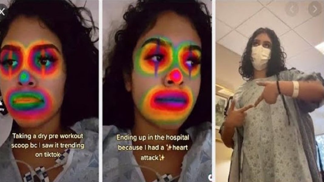 Dry Scooping PreWorkout Heart Attack Woman Suffers Heart